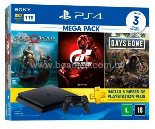 CONSOLE PLAYSTATION 4  MEGA PACK SONY CUH-2214B