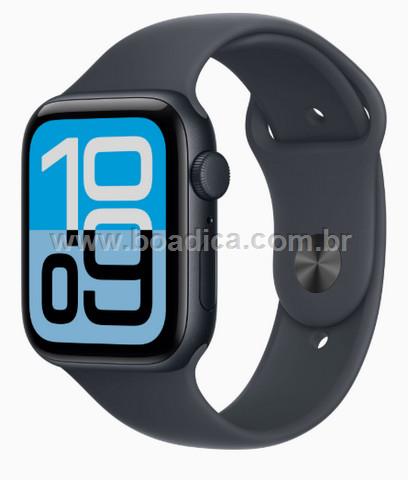 Apple Watch SE 3 Midnight Aluminum Case com Midnight Sport Band